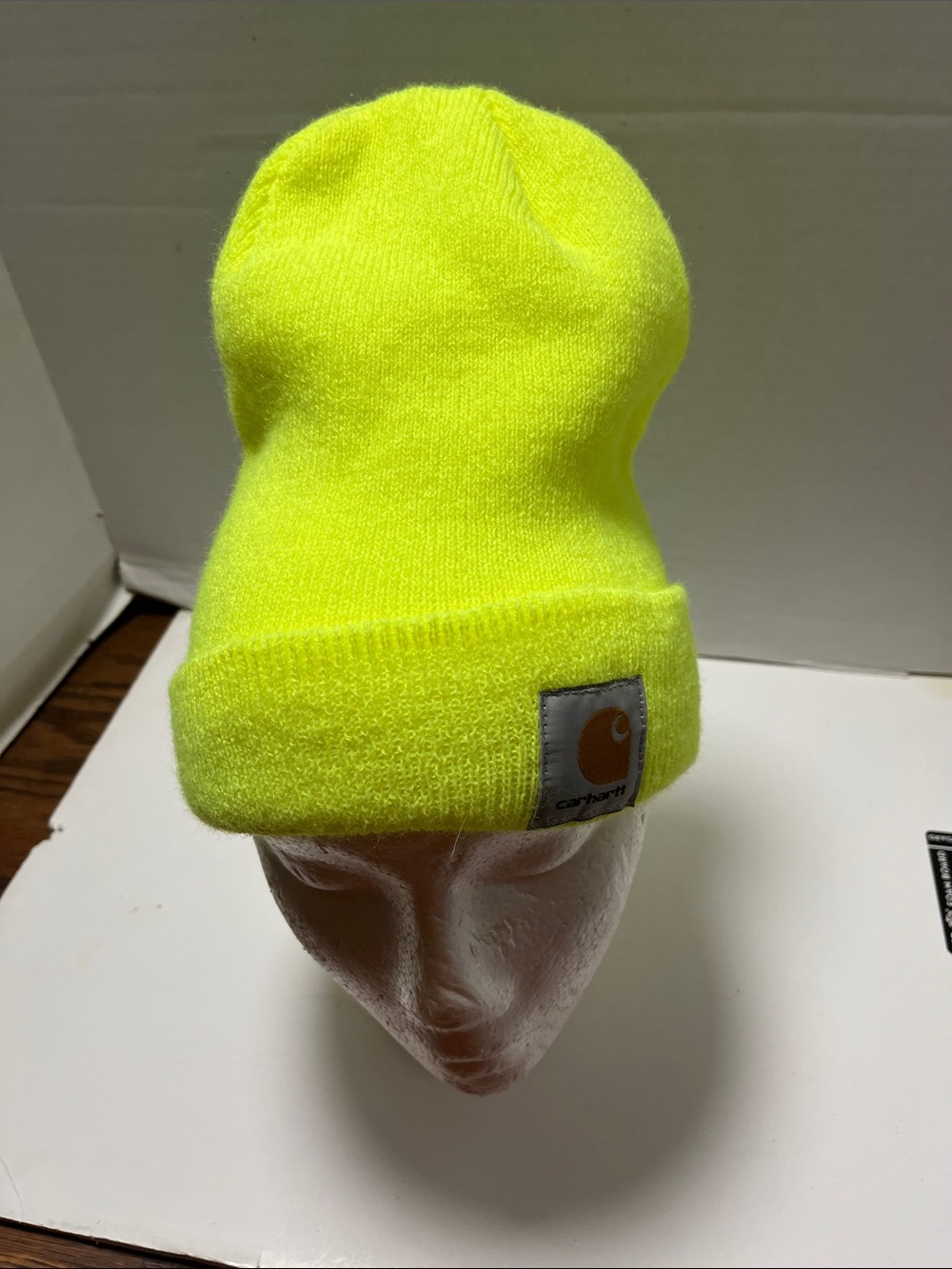 Carhartt Men’s Neon Yellow Acrylic Cuffed Beanie